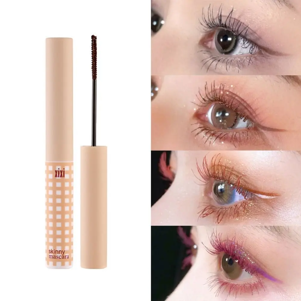 

Coloured Mascara Waterproof Without Smudging Eyelash Extension Curl Mascara Fine Brush Head Black Mascara Eye Makeup Tool