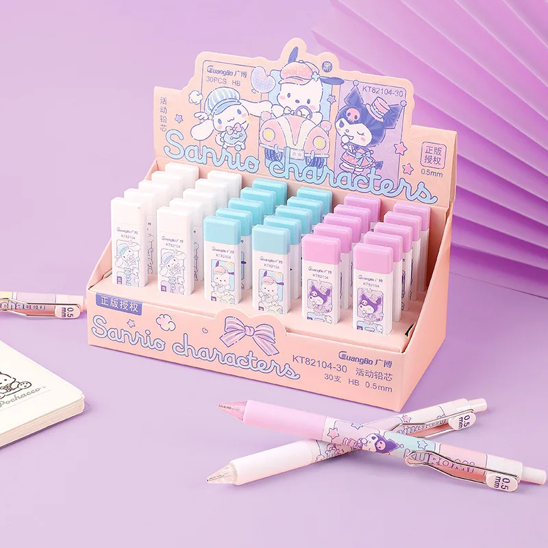 30 шт./партия автоматические стержни Sanrio 0 5 мм