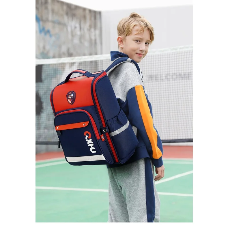 Primary Girl Boy British Style Large Capacity Backpacks for Students 2022 New Children 6-12 Years Old Simple Fashion Schoolbags