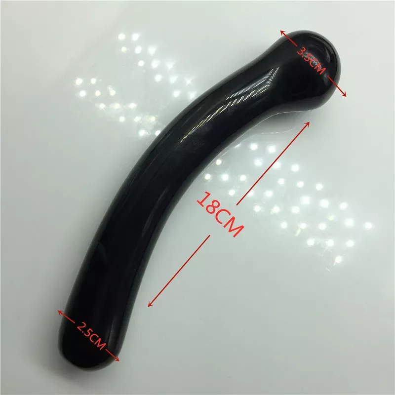 

Black Obsidian Yoni Massage Wand Magic Crystal Face Care Pleasure Stick For Women Body Massage Kegel Exercise Hearth Care