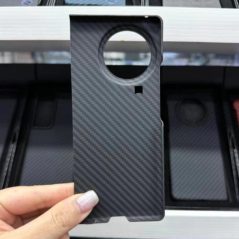 Фото Чехол Real Carbon Vivo X Fold 3 Pro XFold 5, ультратонкий защитный чехол из арамидного волокна для VIVO X Fold5 №4