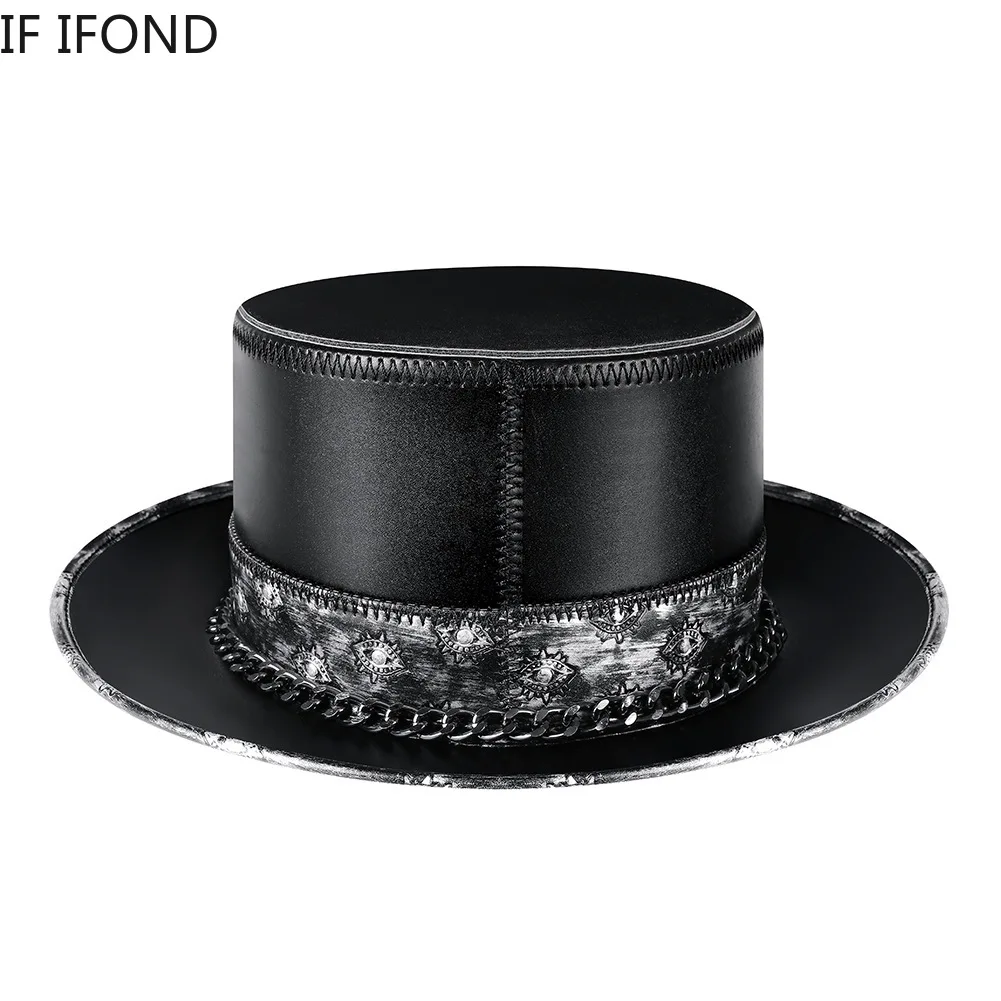 Halloween Cosplay Party Dress Hats PU 