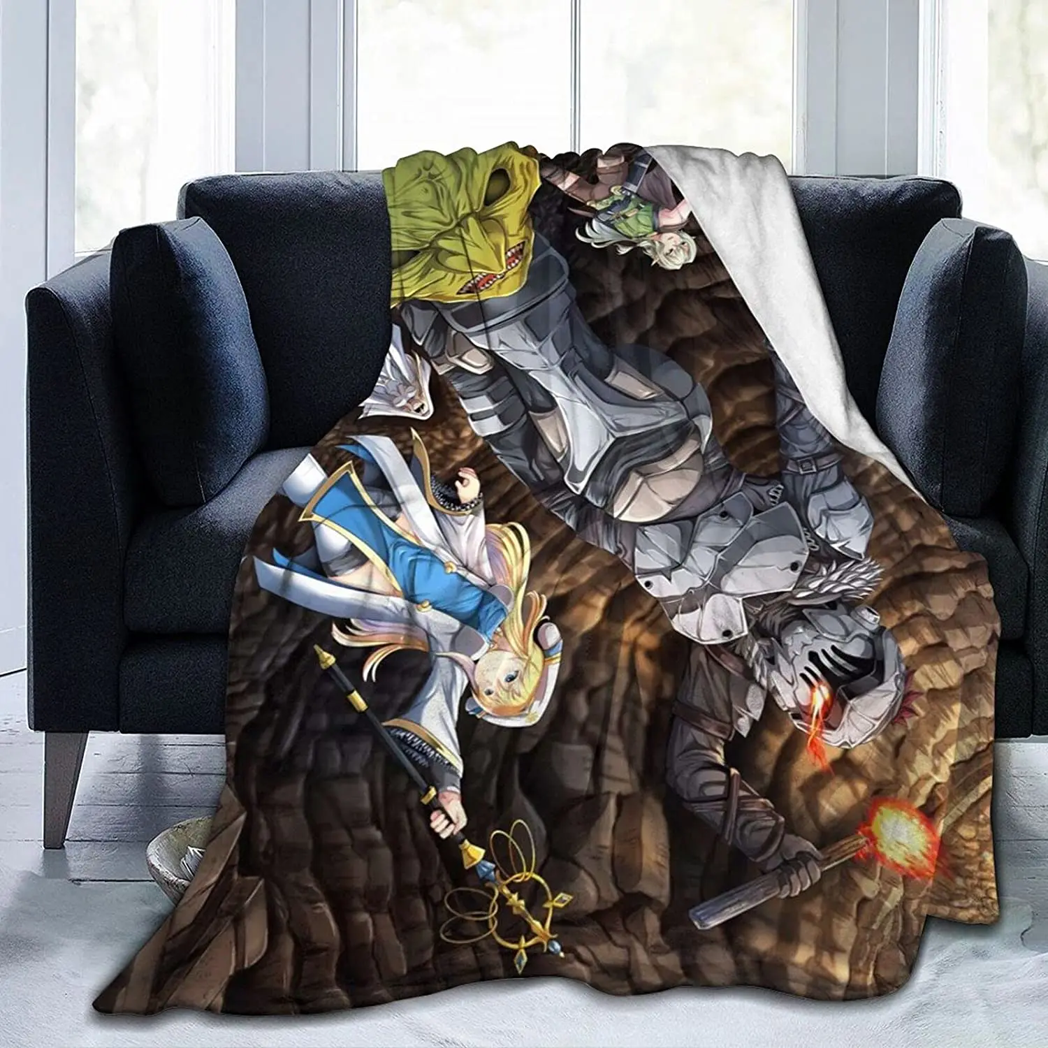 

Goblin Slayer Fluffy Soft and Comfortable Blanket, Anime Warm Embrace of Sympathy