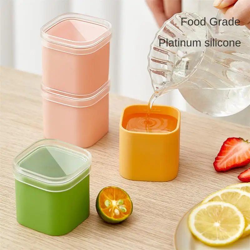 

Household Multifunctional Silicone Mold Square Ice Mould Large High Quality Ice Cream Box Kitchen Accessories Kitchen Tool 2023