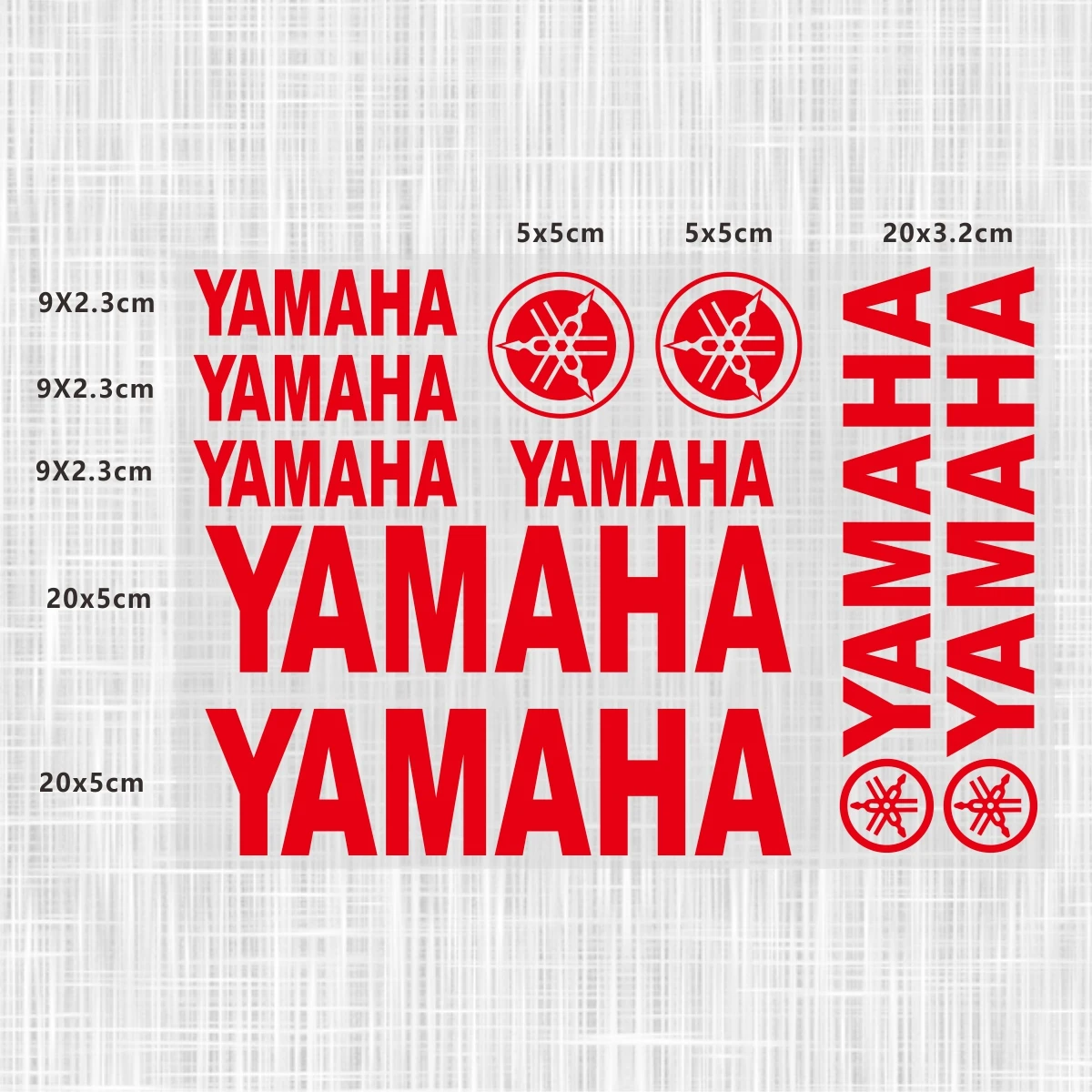 

Светоотражающие наклейки Yamaha с логотипом, наклейки на мотоцикл, наклейка на бак, виниловый комплект, водонепроницаемый