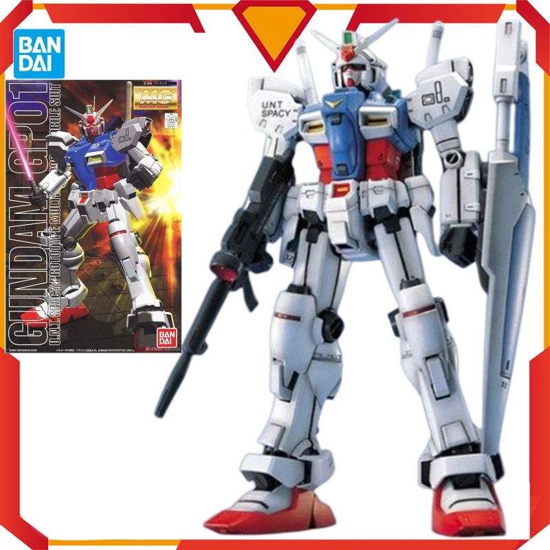 

Original Bandai Anime Figure Gundam MG 1/100 RX-78 GP01 Gundam Trial No. 1 Machine Magnolia Land Combat Assembly Model Toy