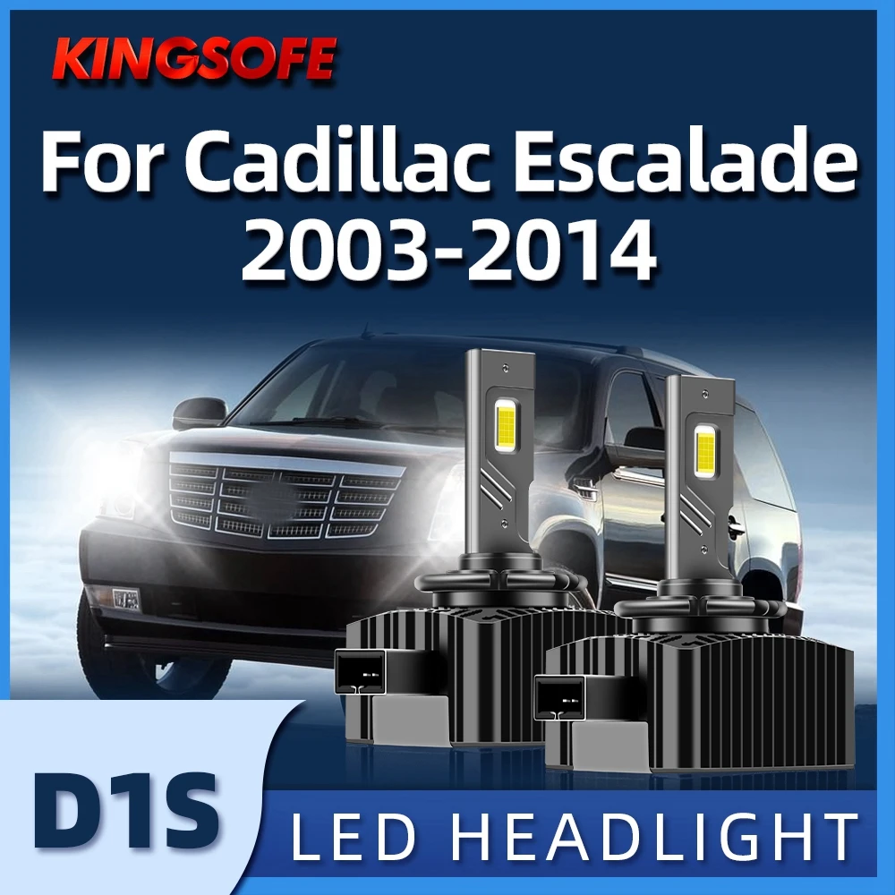 

Светодиодный D1S Автомобильная фара CSP 3570 чип 2003 лм для Cadillac Escalade 2004 2005 2006 2007 2008 2009 2010 2011 2012 2013 2014