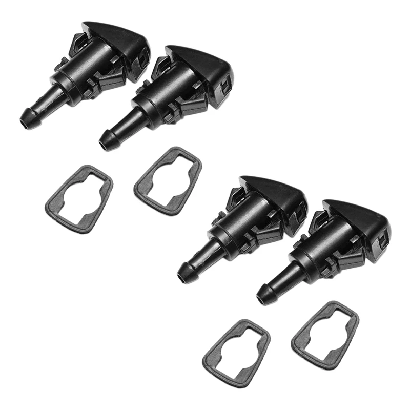 

2X Front Windshield Washer Nozzles Wiper Spray Kit For Chrysler, Dodge, Ram, Jeep- Replaces Part Number 4805742AB