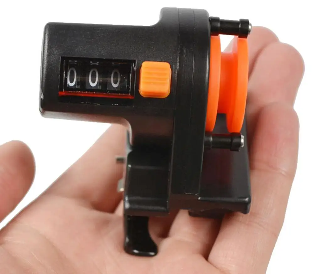 

High Precision 0-999m Fishing Line Counter Reel Strong Line Finder Meter Depth Plastic Gauge Abs Fishing Counter Digital Di F6Q4