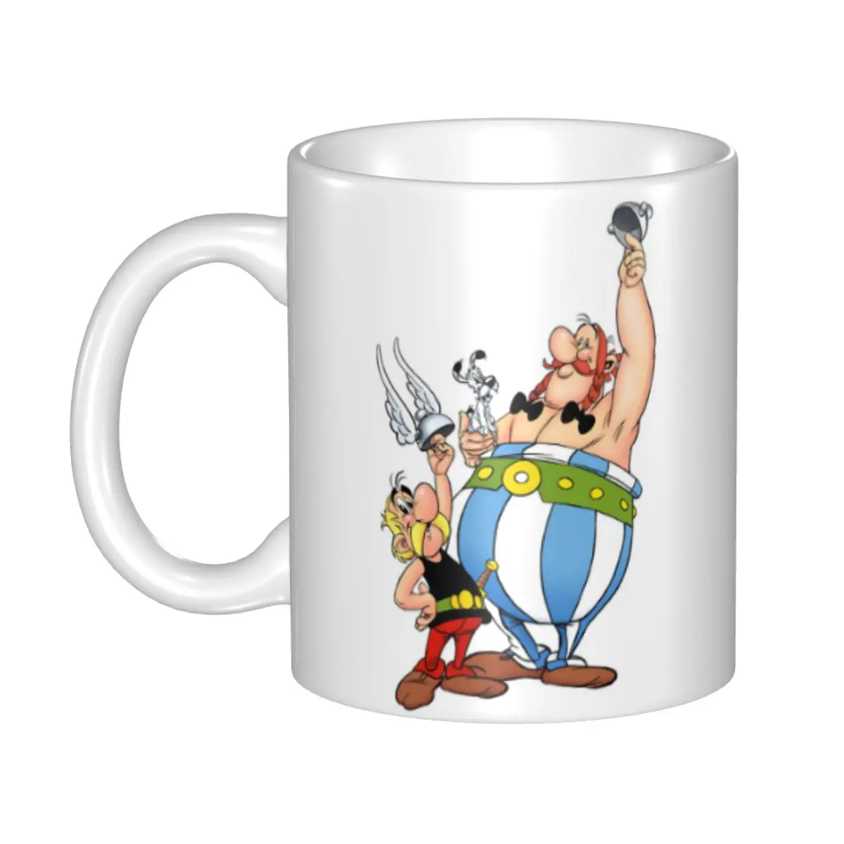Модные Аниме кружки Asterix и Obelix персонализированные мультфильм Getafix керамическая