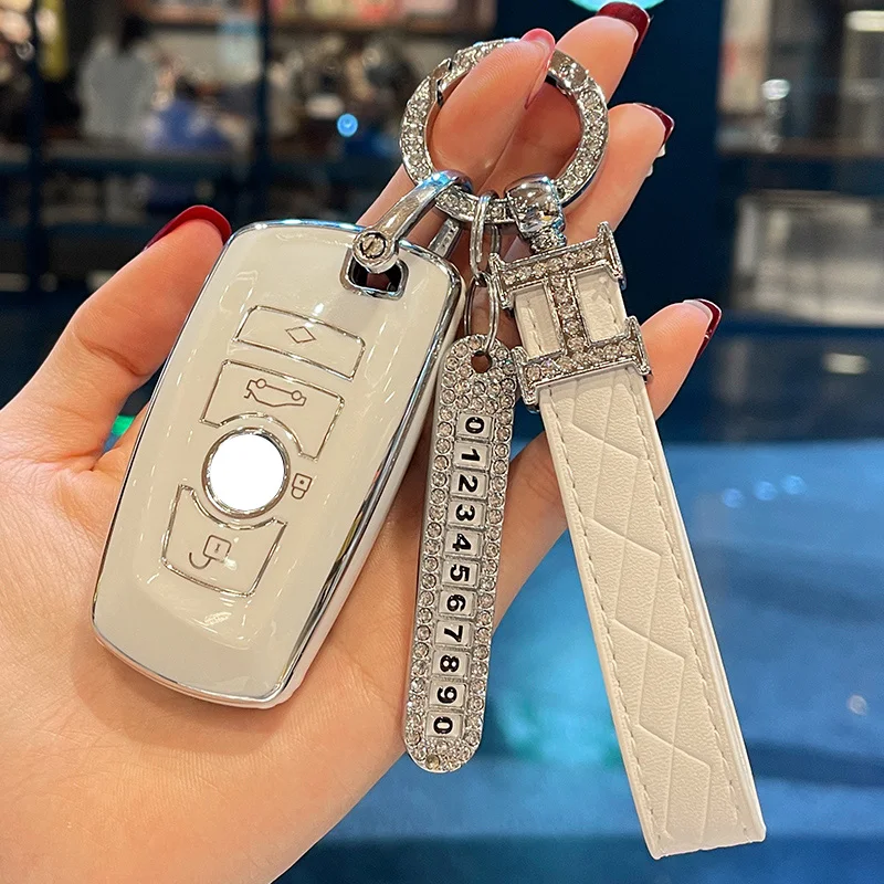 Bling Bling TPU Shell Key Ring for BMW 3 5 Series X3 X5 X7 320 325 330 520 525 530 Car Key Case Protection Cover Car Accessories Bling Bling TPU Shell Key Ring for BMW 3 5 Series X3 X5 X7 320 325 330 520 525 530 Car Key Case Protection Cover Car Accessories