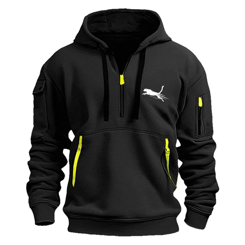 Неформальная капюшонная капюшон для мужчин трикотаж манги крупные bolsillos и