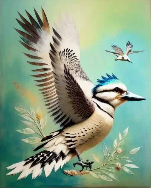 Kookaburras Художественный подарок Веселый домашний декор Оловянная вывеска Домашний