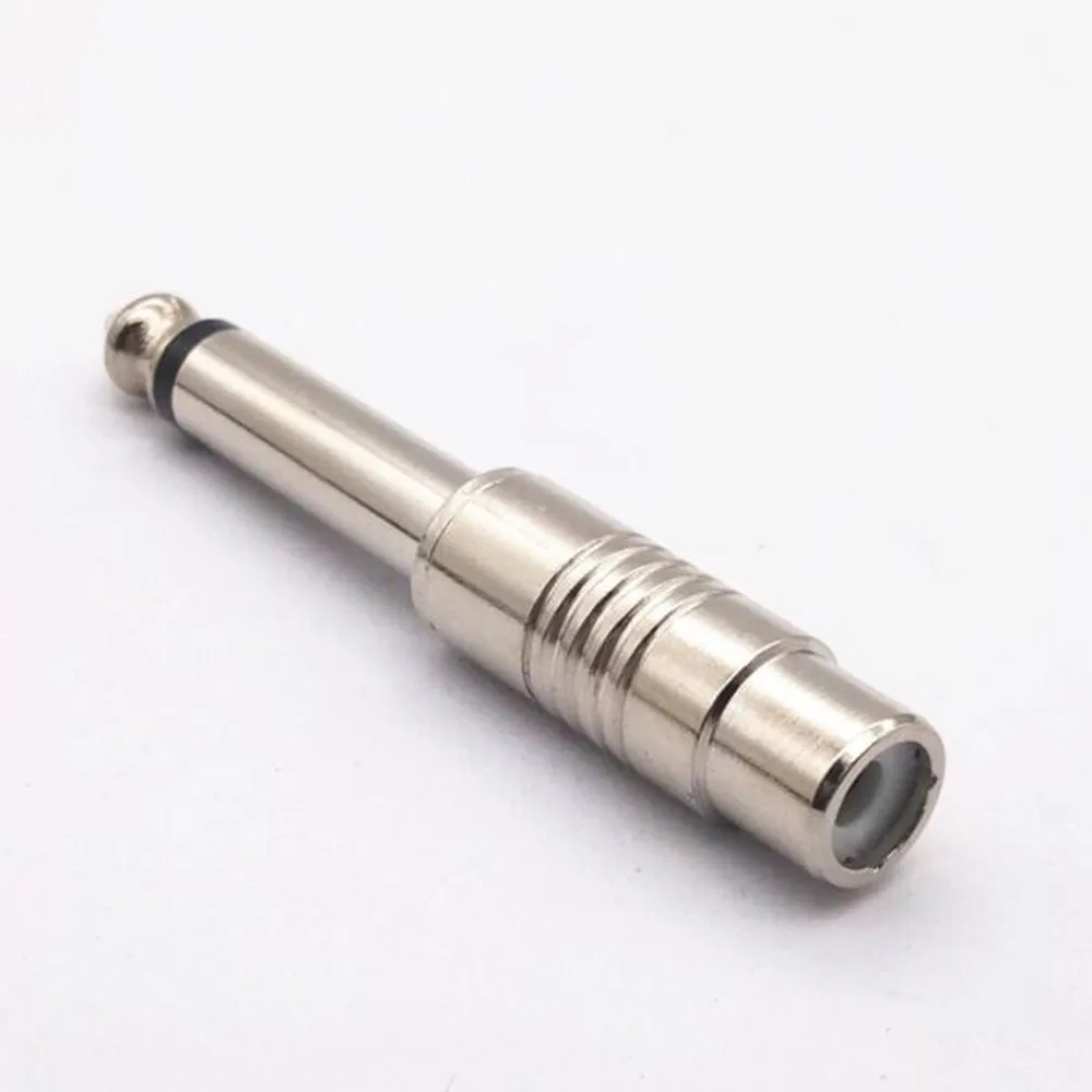 Штекер 6 5 мм папа для RCA мама аудио стерео разъем адаптер цифровые кабели разъемы