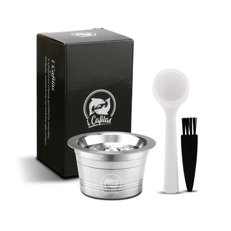 

Stainless Steel Coffee Filter With Reusable Shell Compatible With Cafissimo Capsule Coffee Machine Coffeeware For Kitchen Office