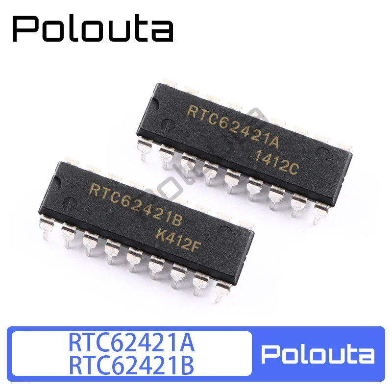 4-битный тактовый модуль Polouta RTC62421A RTC62421B DIP-18, IC-чипы, интегральные схемы, электронные компоненты Arduino Nano