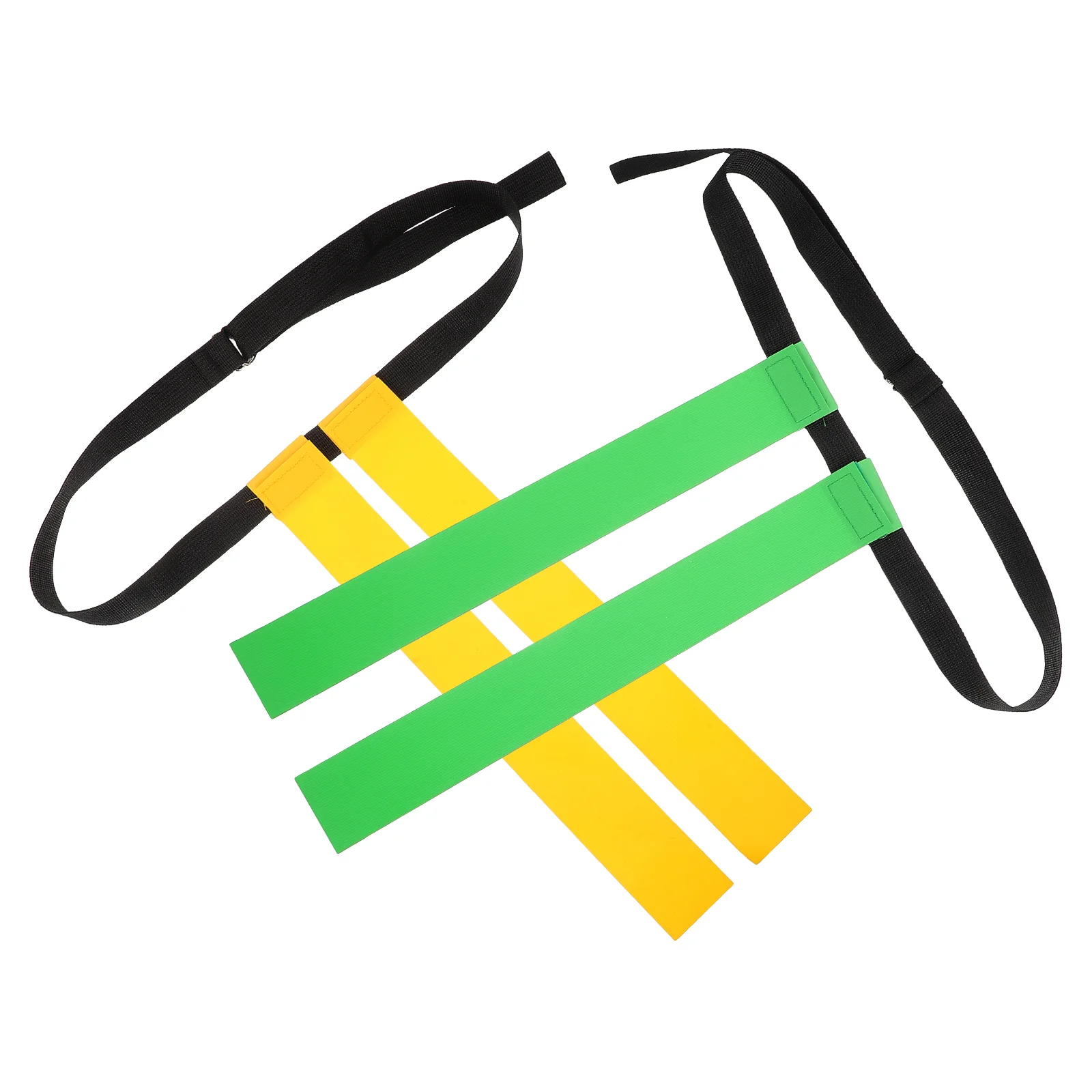 2-комплект флагов для регби и футбола ремень многофункциональные желтые флаги