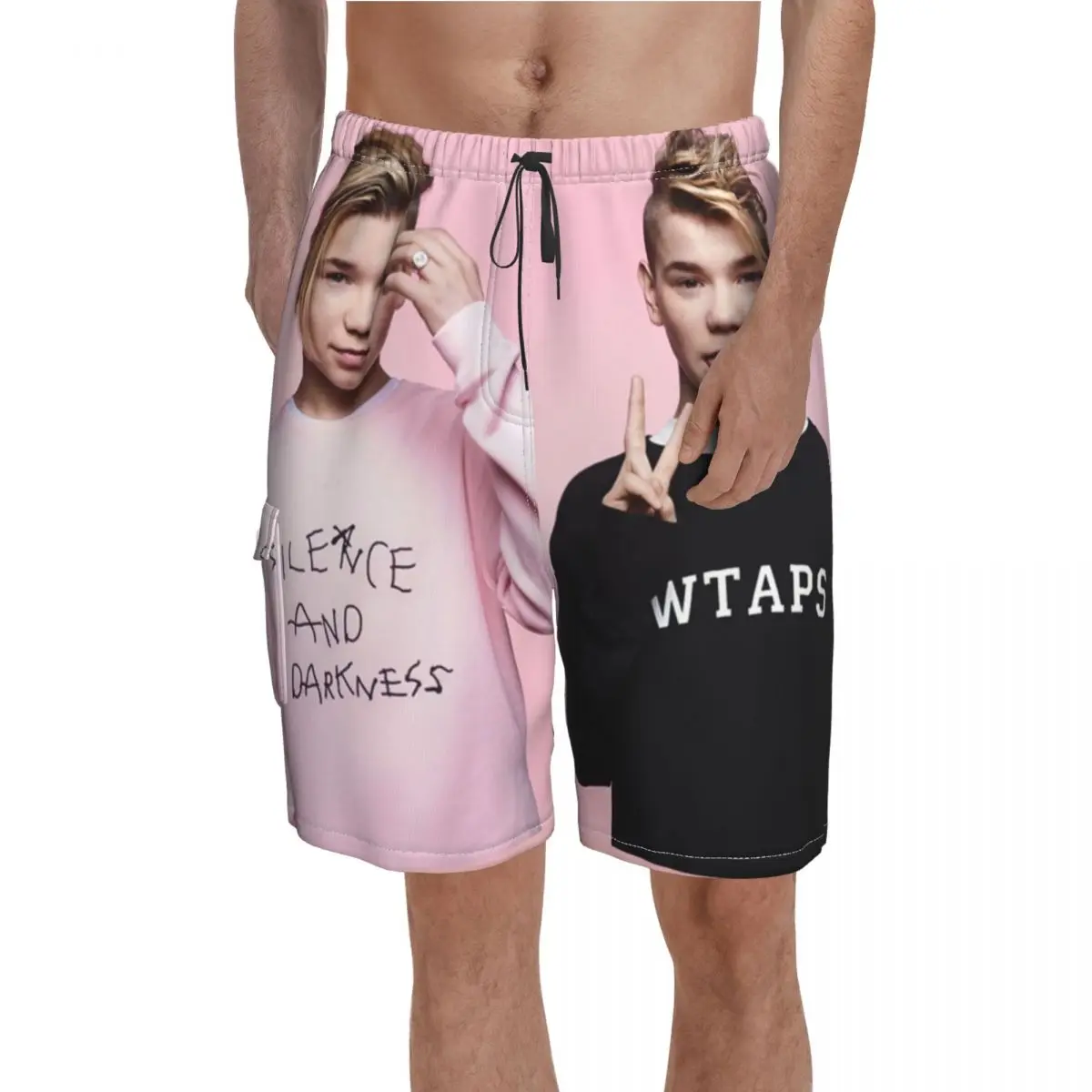 

Marcus And Martinus Board Shorts Newstars Man Funny Beach Short Pants Hot Sale Printed Large Size Swim Trunks