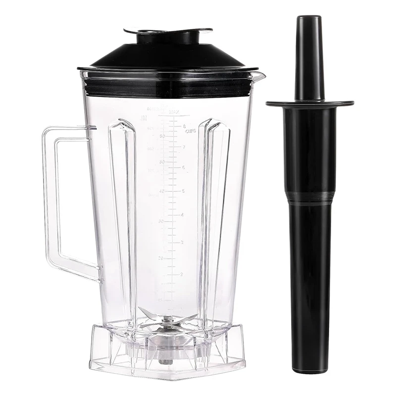 

64OZ Blender Pitcher Replacement Parts With Blade And Lid For Vitamix Cup A2300 A2500 5200