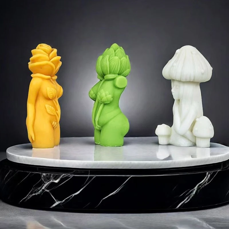 Силиконовые формы Человеческое тело Формы для свечей Гипсовые ручной работы