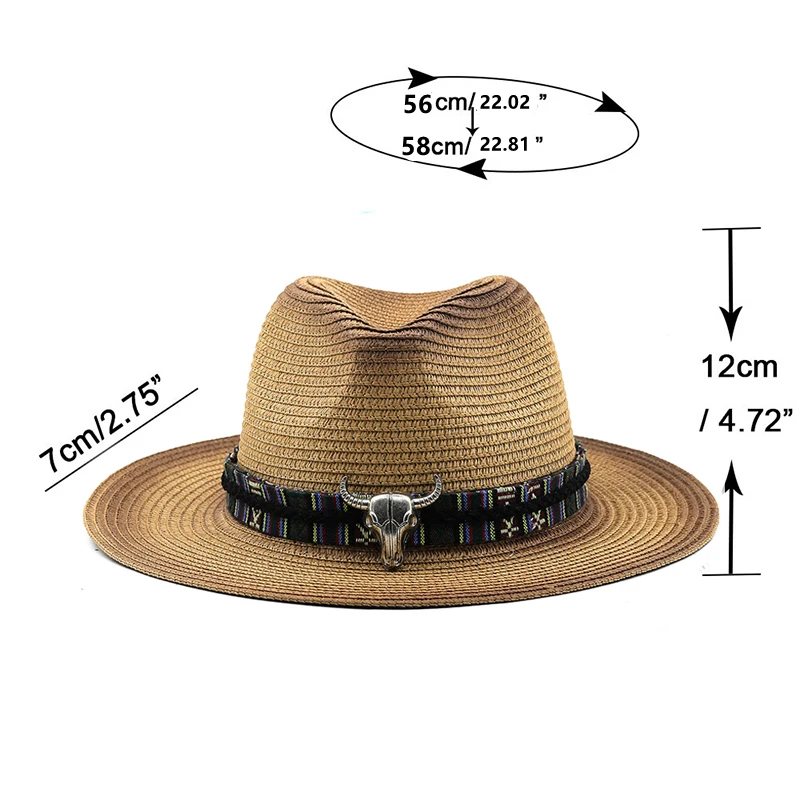 New Panama Hat Summer Sun Hats For Women Men Beach Straw Hat Fashion UV Sun Protection Travel Cap Chapeu Feminino