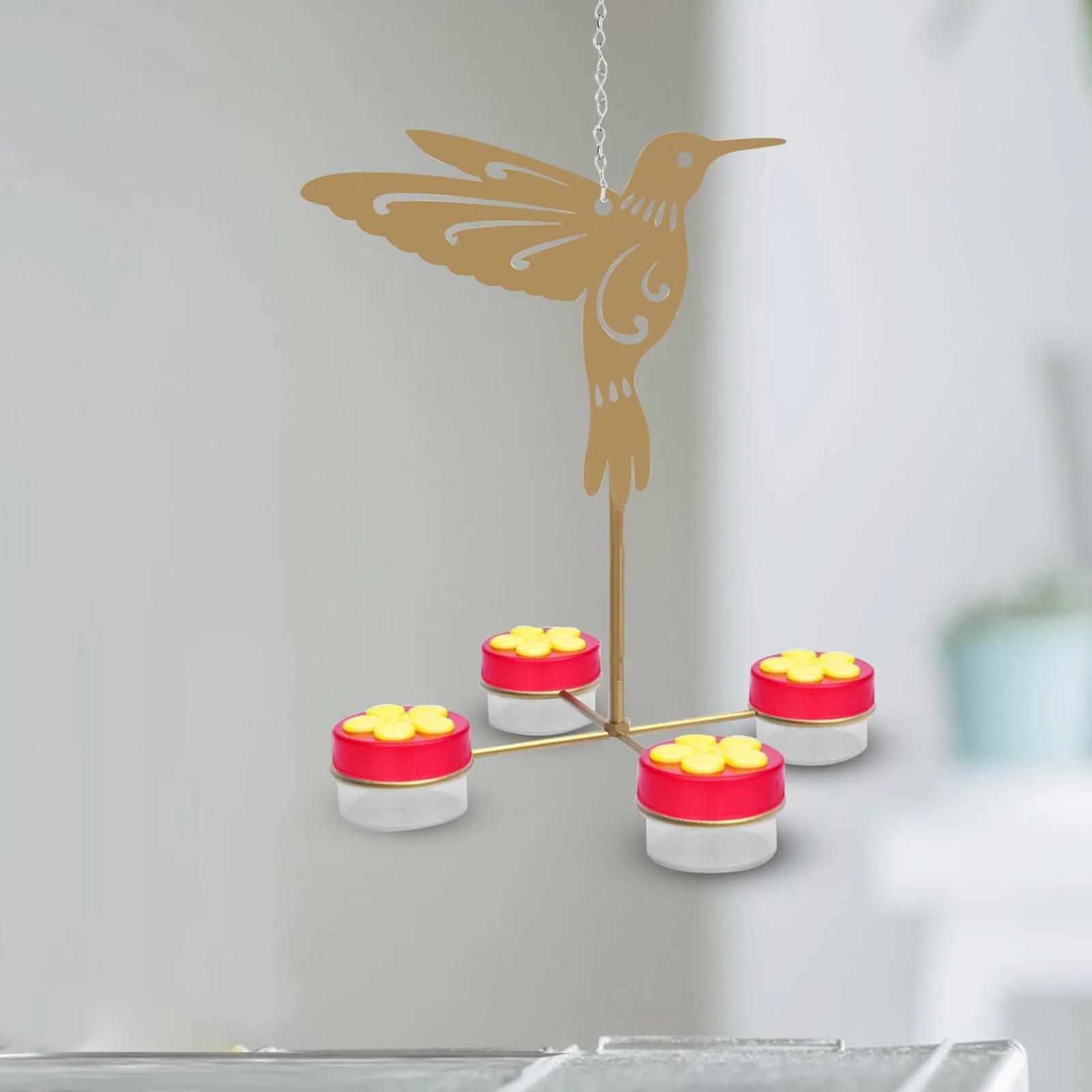 

Контейнер для кормления птиц, кормушка для окон с Колибри, уличное садовое украшение, простой подарок для любителей птиц