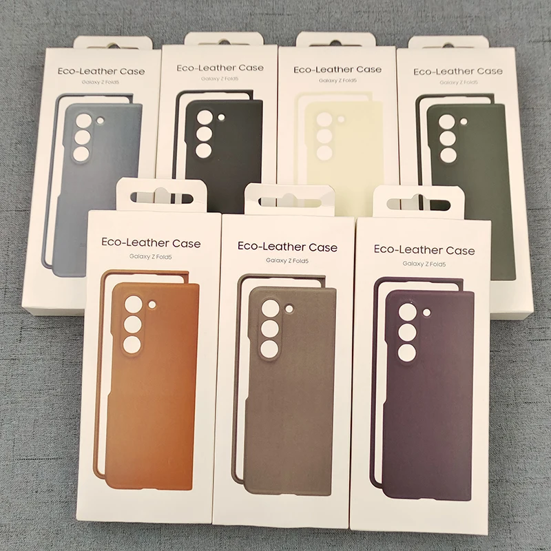 

Original Leather Phone Case For Samsung Z Fold 4 5 5G Soft-Touch Camera Protective Leather Cover Fundas For Galaxy Z Fold4 Fold5