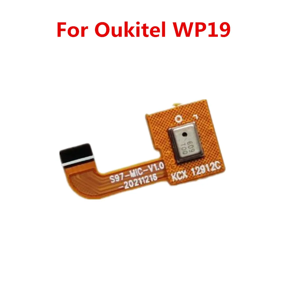 Фото Новый оригинальный микрофон FPC для телефона Oukitel WP19, боковые детали, гибкий кабель MIC, запчасти для ремонта №1