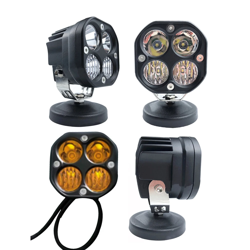 2 шт. 3-дюймовый автомобильный мотоциклетный рабочий фонарь квадратный дальнего