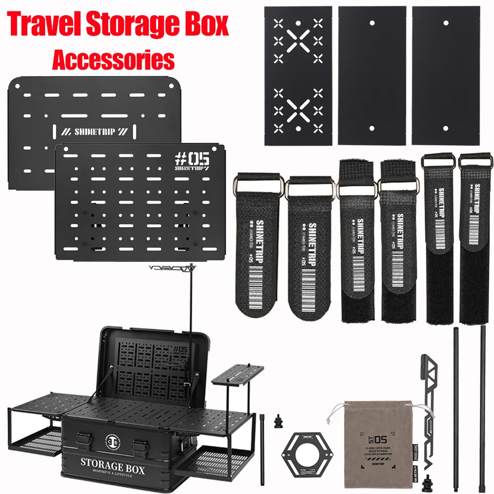 Портативный Походный Стол Набор Из 3 Ящиков Для Хранения Алюминиевого Сплава 50 Л