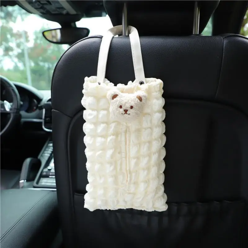 

Universal Car Seat Hanging Paper Drawer Practical Lovable New Car Tissue Box Cute Durable Car Supplies Creative Portable