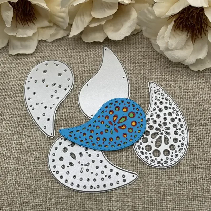 3D спиральная форма рамка металлические трафареты для DIY Скрапбукинг