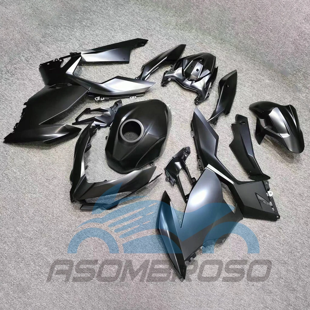 Комплект обтекателей для KAWASAKI NINJA400R 2018 2019 2020 2021 2022 2023 2024, бесплатные матовые черные обтекатели для мотоциклов на заказ ZX 4R 18-24 (art.: 3920cbebd0bfc) - 3920cbebd0bfc