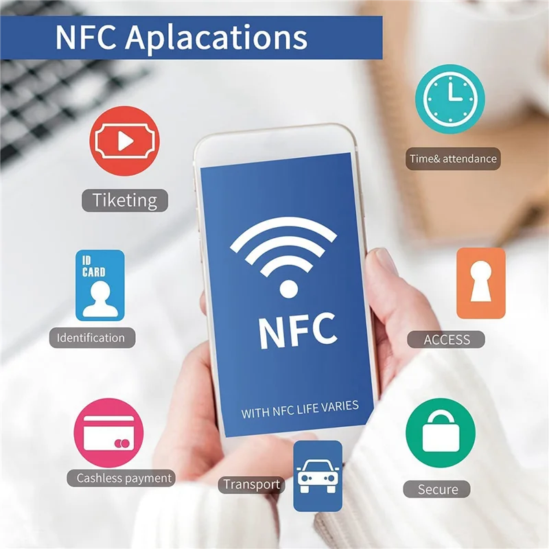 50 шт. NFC Ntag216 наклейка NFC-теги 216 тег карты 13 56 МГц NFC-тег наклейки 888 байт памяти