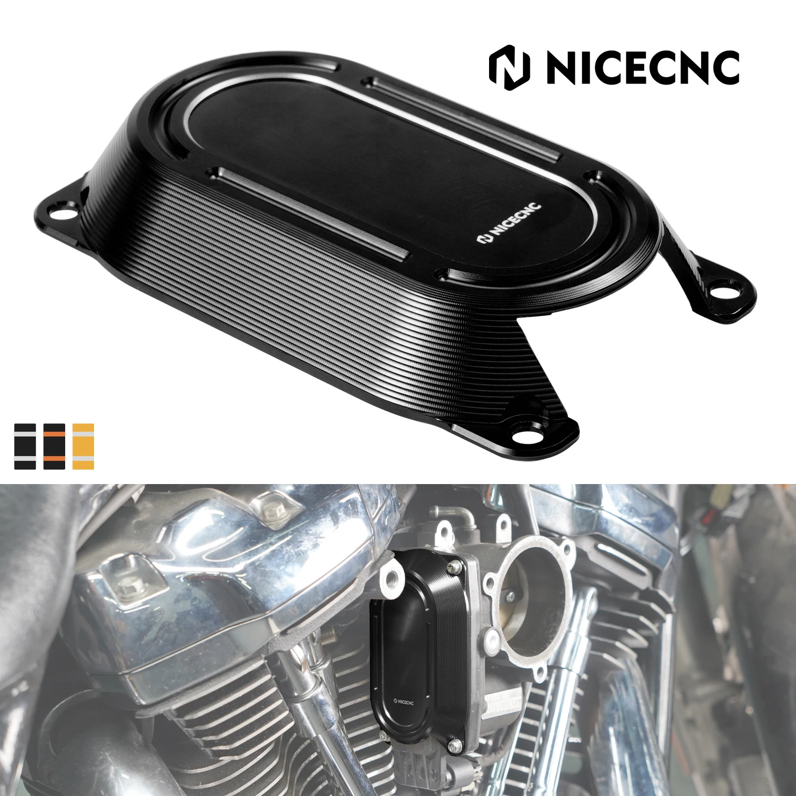 Для Harley Fat Bob FXFB FXFBS 2018-2020 гг. защита корпуса дроссельной заслонки теплозащитный