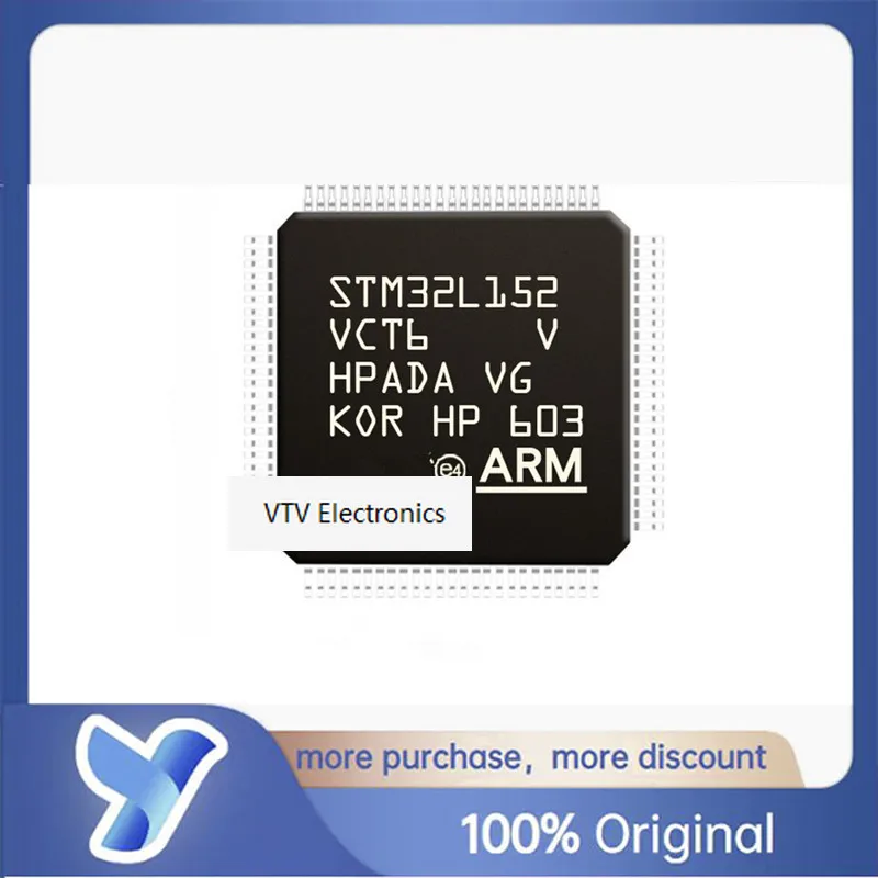 

Оригинальный новый чип интегральной схемы STM32L152VCT6 LQFP100 ICMCU