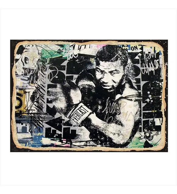 

Boxer Metal Poster Tin Sign Vintage Plaque Sign Pub Bar Wall Decor Home Room Wall hanging Plate Decoration 20x30cm/30x40cm