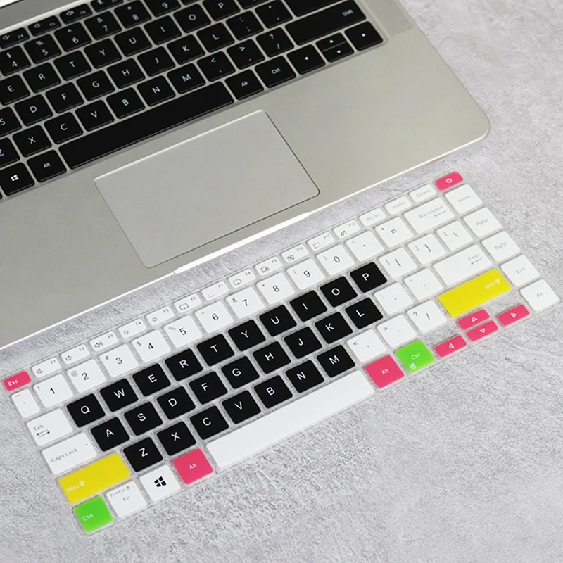 

14 inches HP Keyboard Cover Protector Keyboard Stickers Multicolor Soft Silicone Waterproof Protective Film For Computer