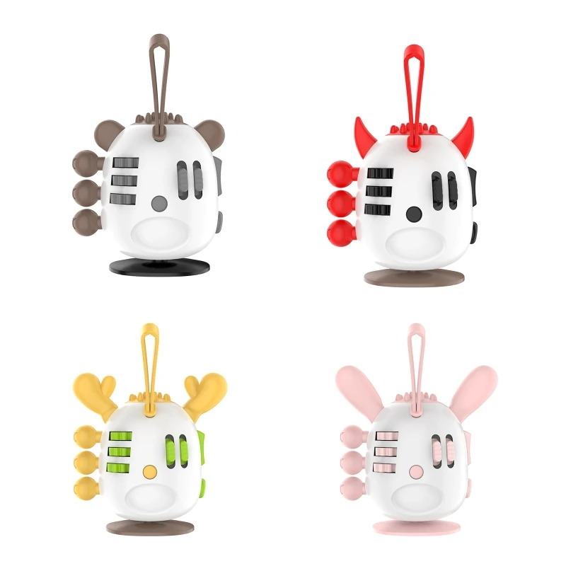 

Puzzle Novelty Handle Toy Cartoon Desktop Decompression Cube Children Educational Decompression Game Venting Decoration