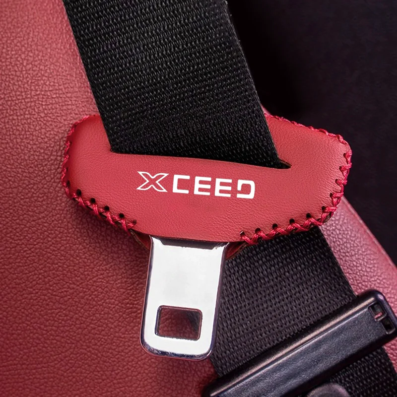 1 шт. чехол из искусственной кожи с пряжкой для автомобильного ремня безопасности