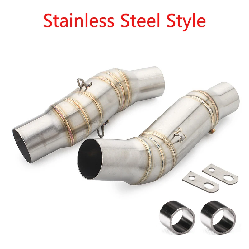 

Выхлопная труба BDJ Z1000, выхлопная труба для мотоцикла, выхлопной глушитель, Соединительная труба, средняя труба с прокладкой для Kawasaki Z1000 2010-2017