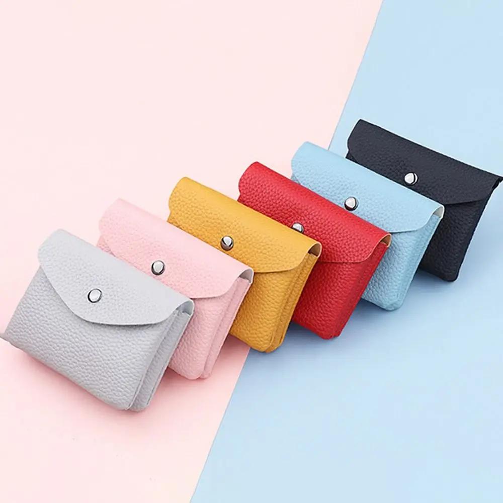 

Bus Card Case PU Leather Handbag Key Chains Money Bag Women Coin Purse Zipper Purse Wallets Keyrings Korean Card Holder