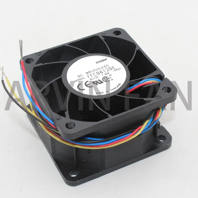 Новый FFC0612DE 6038 12В 0.78A 6 см сервер 4-проводной ШИМ Вентилятор охлаждения шасси