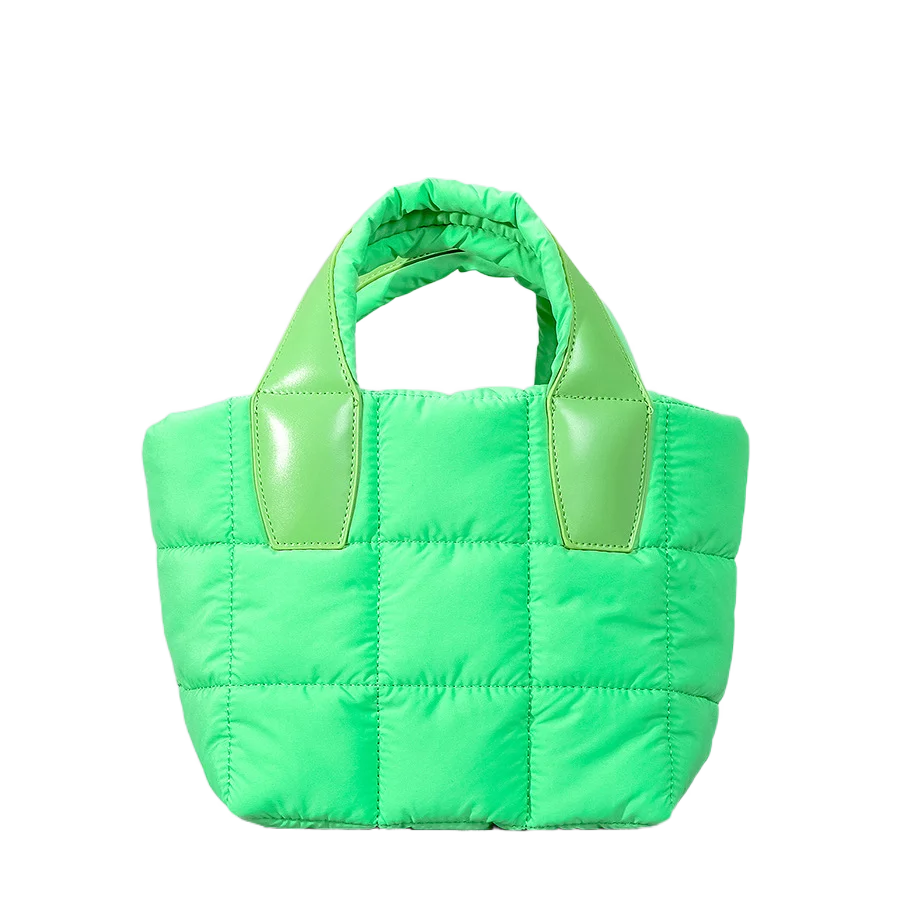 Nylon Shoulder Bag for Women with Soft Cotton and Down, Simple Women Tote Bag