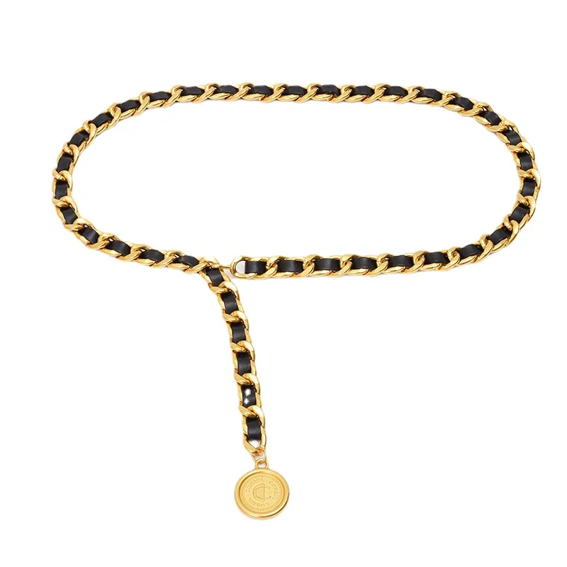 

Fashion Decorative Belt Women with Sweater Dress Coat Waist Metal Belt Design Waist Chain Women Corset Belt Lady Belt