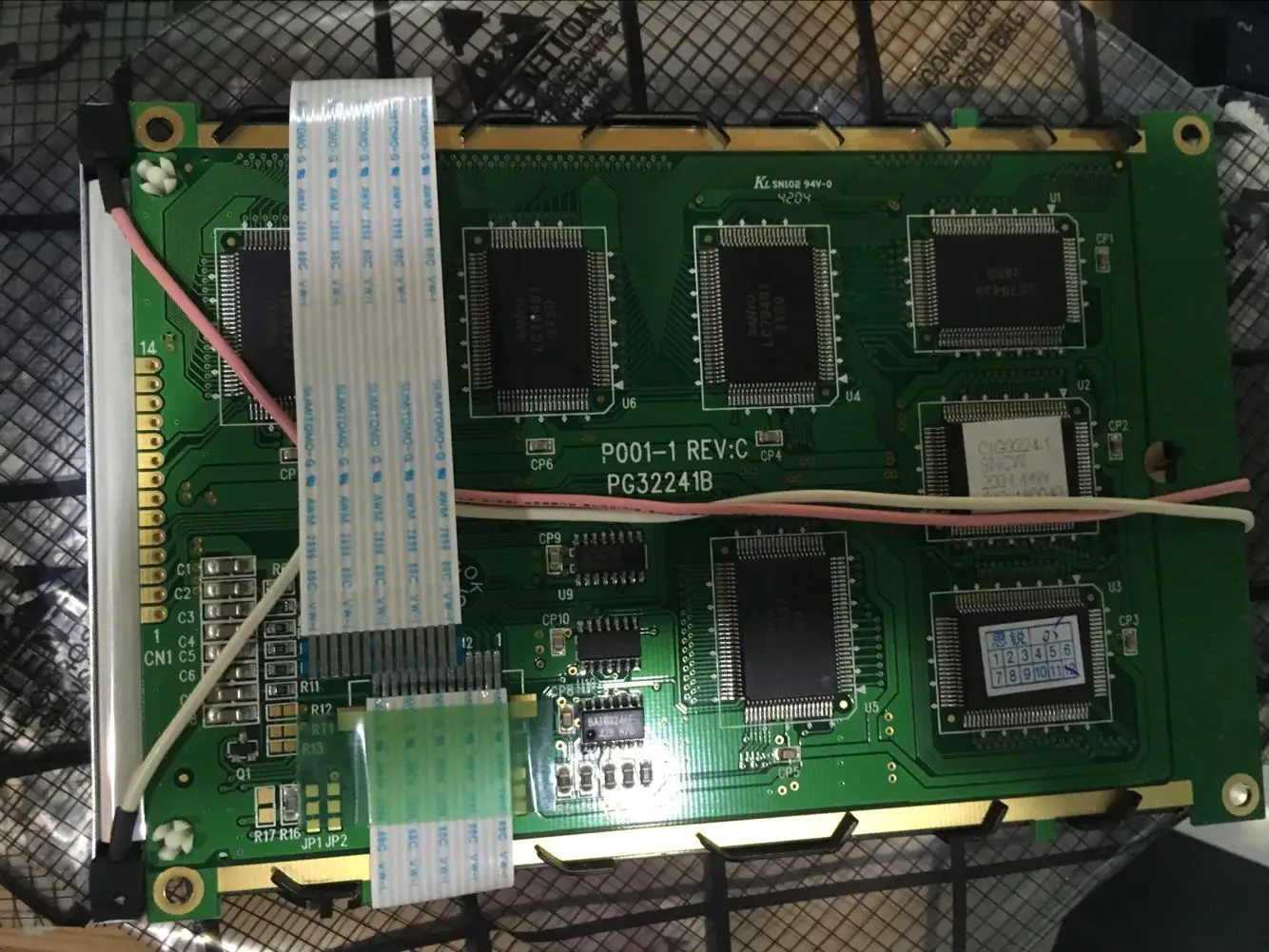 

P001-1 REV:C PG32241B Equipment LCD Screen DATA IMAGE