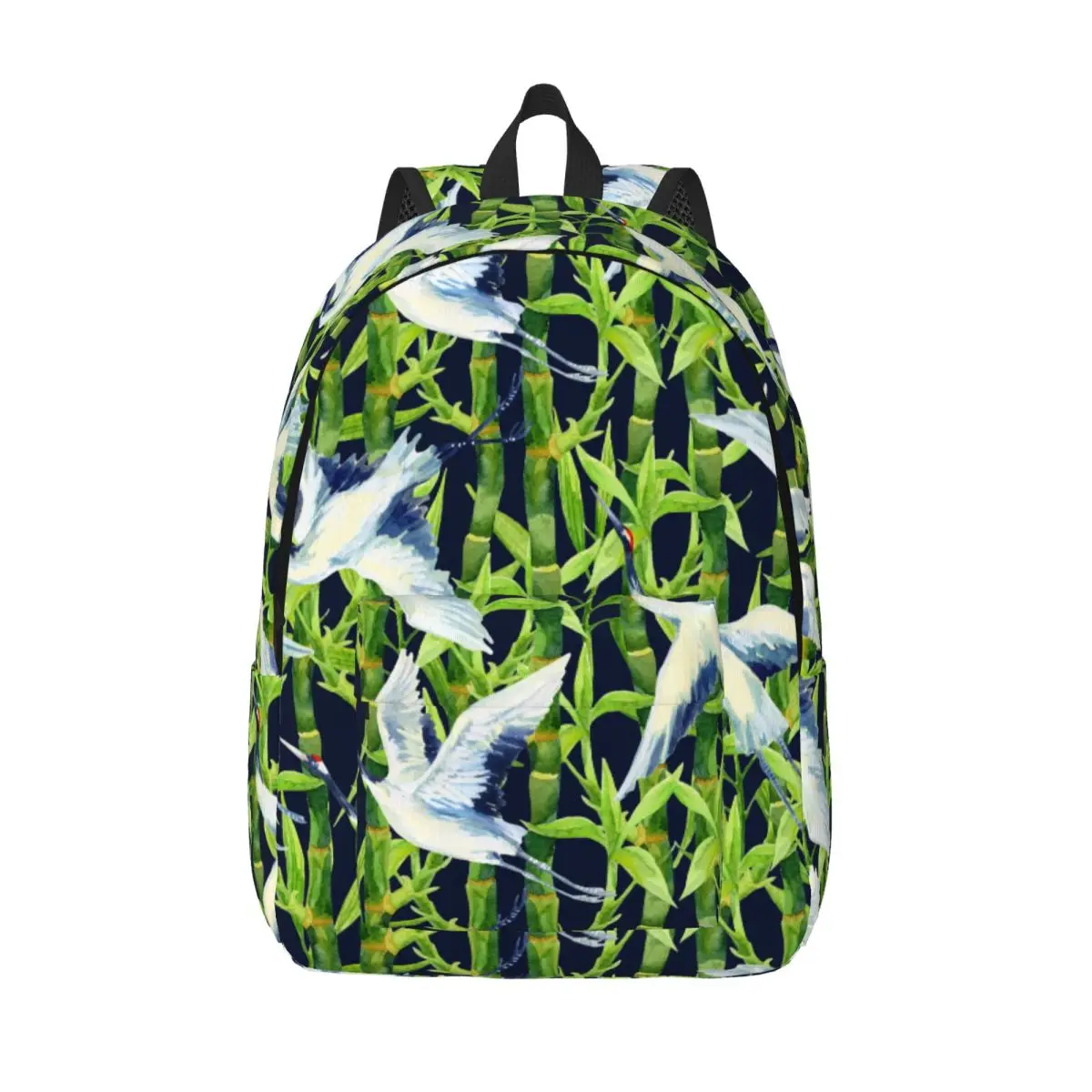 

Рюкзак для ноутбука с уникальным акварельным изображением азиатского журавля и птицы (2), школьный ранец, прочный студенческий рюкзак, дорожная сумка для мальчиков и девочек