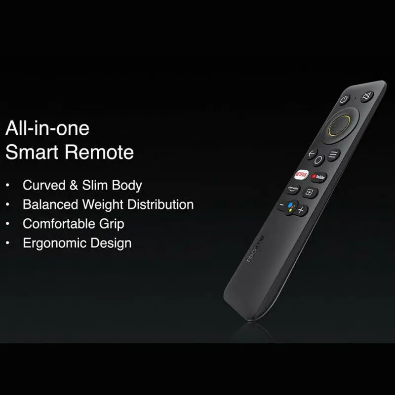 New Original For Realme All-in-one Android TV Remote Control Google Assistant