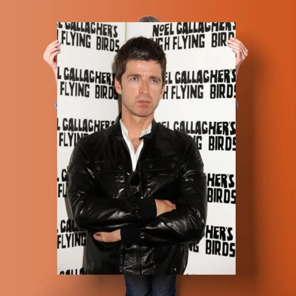 Ноэль Галлахер плакат на холсте