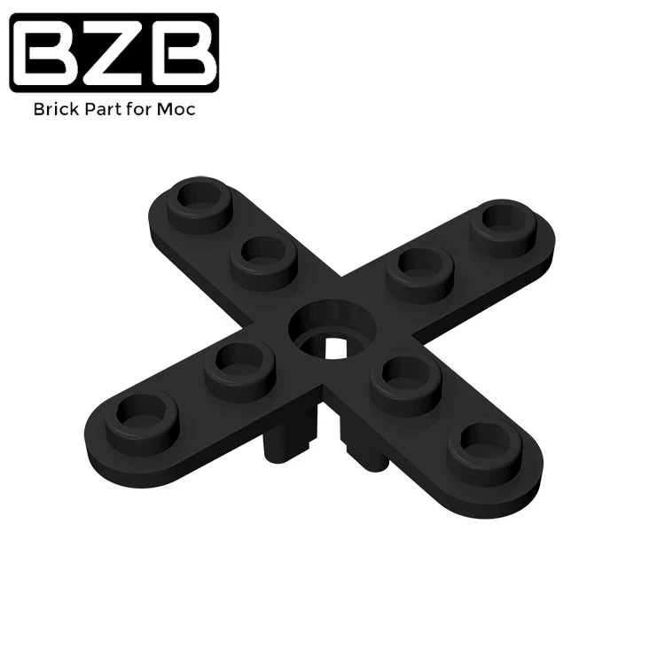 

10 шт., детали MOC 2479, пропеллер, 4 лопасти, 5 диаметров, с закругленными концами